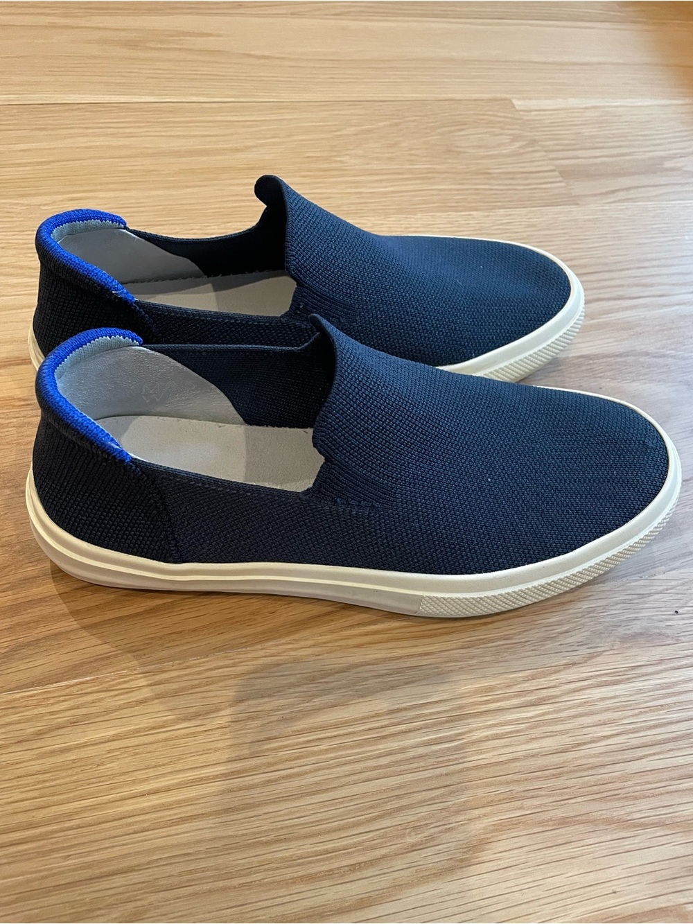 Rothy’s Women’s Slip-On Casual Sneakers in Navy Blue
